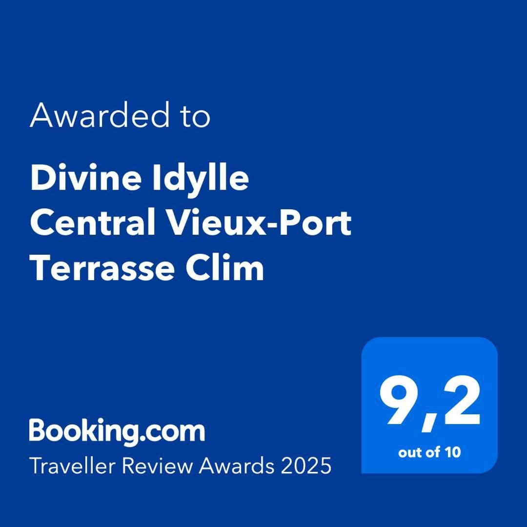 Divine Idylle Central Vieux-Port Terrasse Clim 马赛 外观 照片